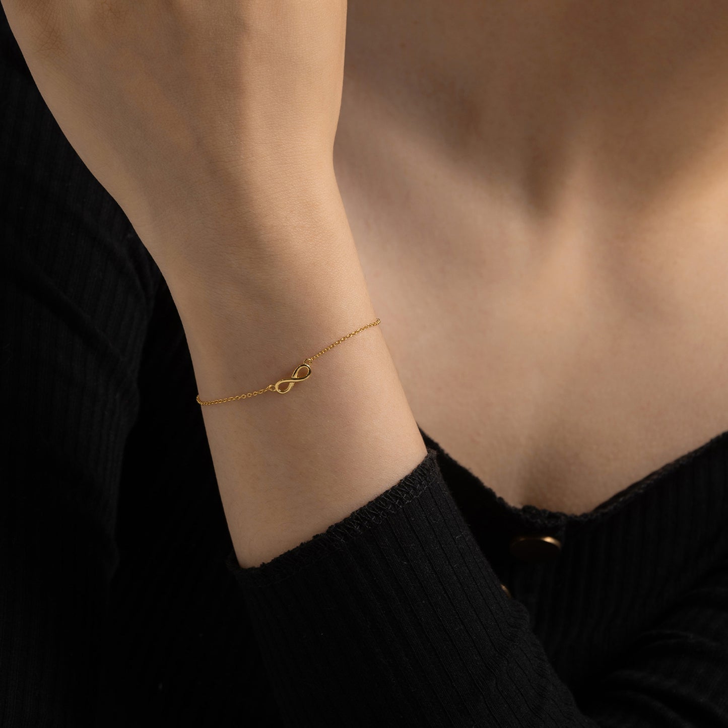 S925 Sterling Silver Horizontal 8-word Necklace Bracelet