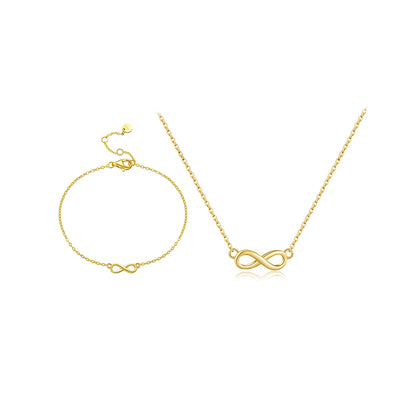 S925 Sterling Silver Horizontal 8-word Necklace Bracelet