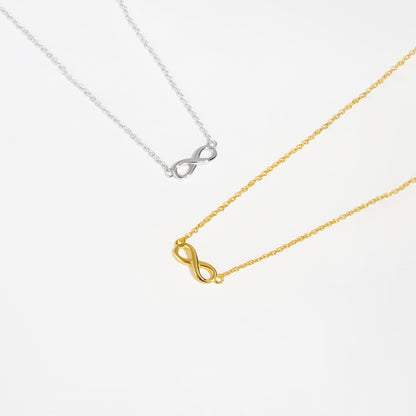 S925 Sterling Silver Horizontal 8-word Necklace Bracelet