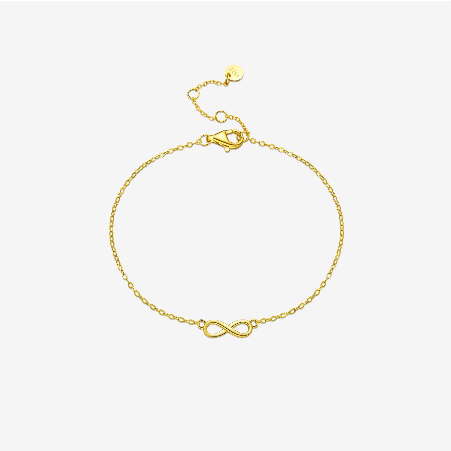 S925 Sterling Silver Horizontal 8-word Necklace Bracelet